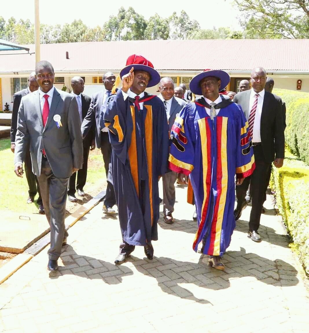 UGC_TheChampion's tweet photo. @WilliamsRuto and @GvnMandago preside over the 9th Graduation Ceremony at Rift Valley Training Institute (RVTTI)
@RVTTI @UGC_TheChampion #9thGraduationCeremony #TVETS https://t.co/gkUTGZHxfH
