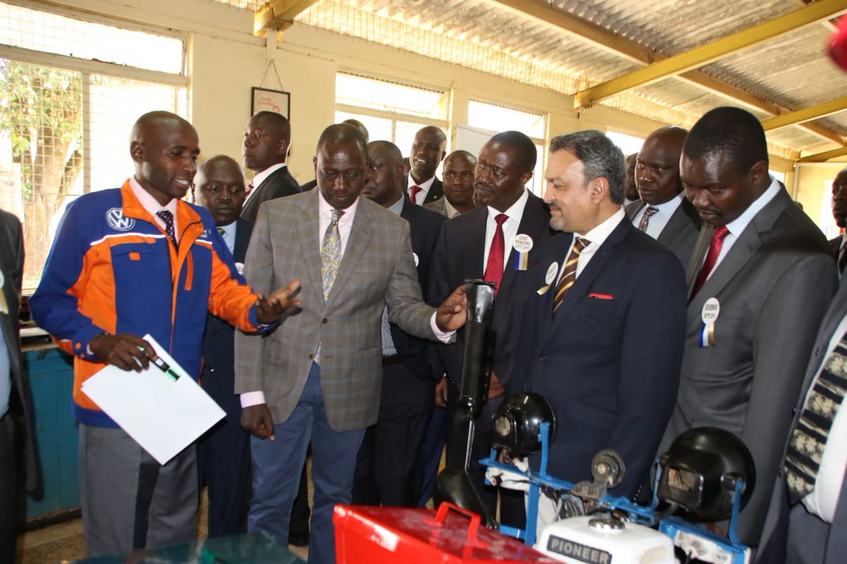 UGC_TheChampion's tweet photo. @WilliamsRuto and @GvnMandago preside over the 9th Graduation Ceremony at Rift Valley Training Institute (RVTTI)
@RVTTI @UGC_TheChampion #9thGraduationCeremony #TVETS https://t.co/gkUTGZHxfH