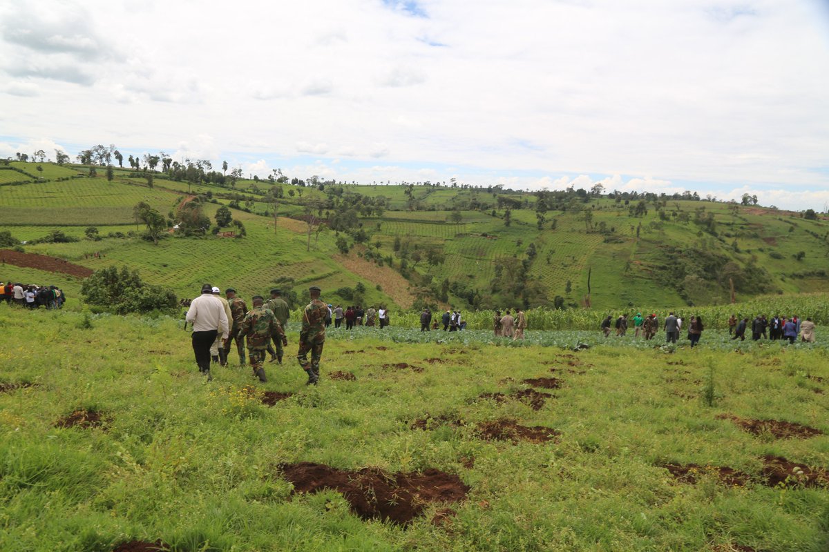 KeForestService's tweet photo. The @CCF_Kenya Mr. Julius Kamau noted the KFS mandate includes forest protection and restoration and called on forest adjacent communities to join hands in forest conservation. Over 10 million trees planted during this short rains season in Massai Mau Forest.  #SaveMauNow https://t.co/DdtyODn9nE