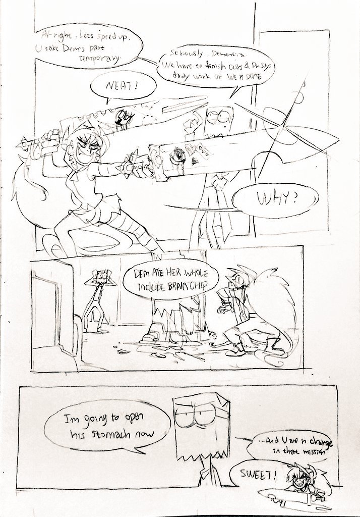 #drFlug #Villainousfanart
Sequel to "微闇" & "highschool flug"
May contain something sort of gruesome & violence.
Demenhat & yuri demenhat.
Sort of GBflugmencia.
微光 ⑤