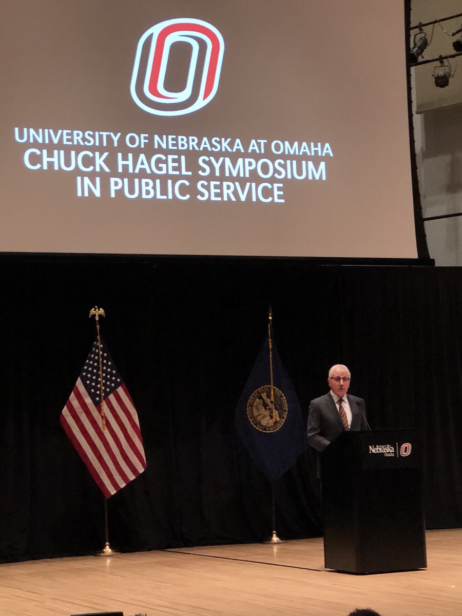 Mr_Beiriger's tweet photo. These Millard South students had the pleasure of attending the Chuck Hagel Symposium on Public Service @UNOmaha today! They collaborated with students from around the metro area. Alex T. was our Chuck Hagel Scholar recipient. @jsutfin @m_south_hs @MSHSactivities https://t.co/LRdILTzYjp
