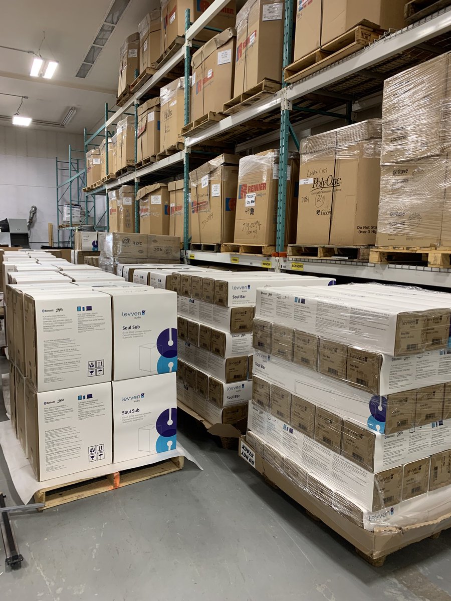 New Levven Audio Sound Bars and Subs are ready to start shipping to customers! 😁
