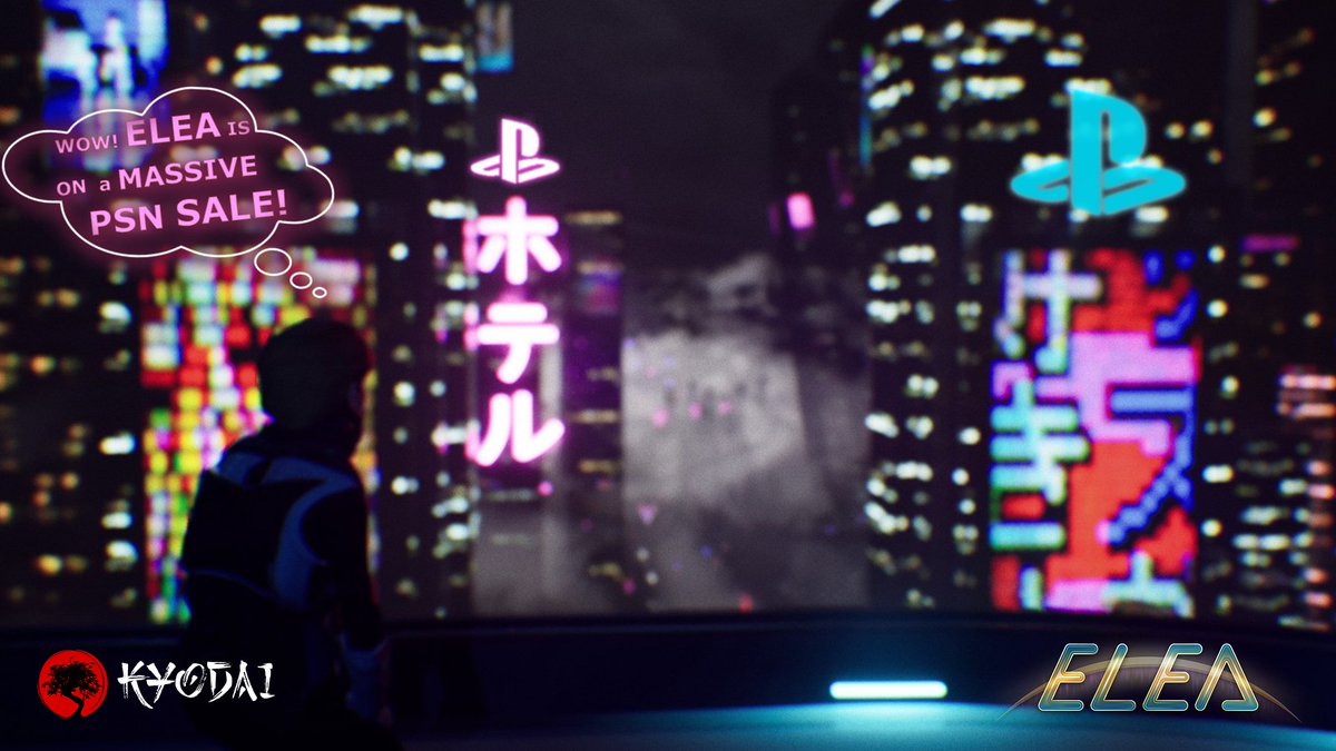 #ELEA is on a global &amp; very massive PSN sale! If sci-fi adventure games are your thing, you can support our little studio! #psn #sale #adventure #game #ue4 #indiegame