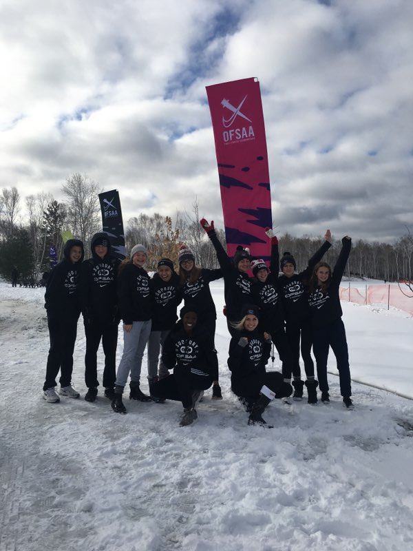 Sandwich_Sabres's tweet photo. Our #SSSabres cross country team is in Sudbury preparing for tomorrow's race at @OFSAA. Wishing all the best to the runners completing in this weekends events. https://t.co/1cj685js4v