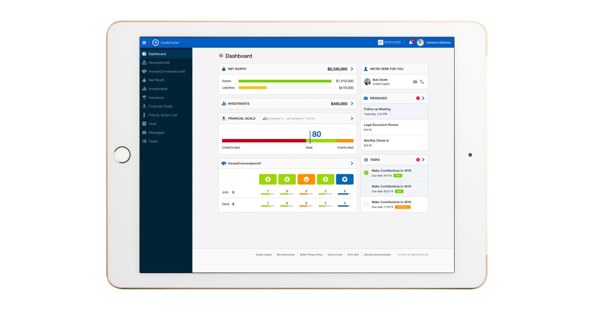 EdwardKummer's tweet photo. GuideCenter is a digital hub that allows you to check your financial life all in one place anytime, anywhere. https://t.co/YeVgDERch4 https://t.co/5x2EuP1uJJ