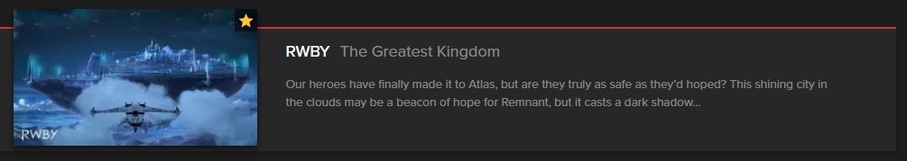 Arnold Delgado Title Description And Thumbnail For Rwby Volume 7 Chapter 1 With Less Than Hours Until The Premiere Rwby7