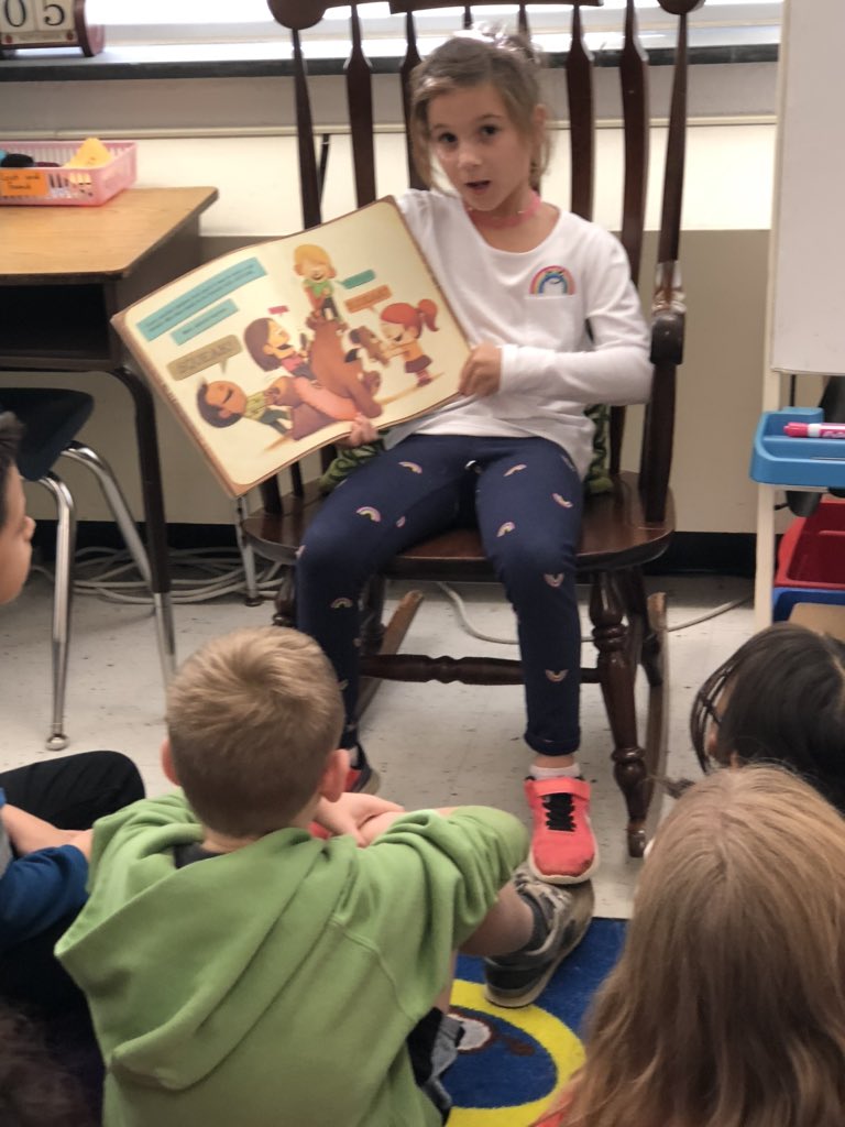 It’s so fun to have a classmate be our guest reader and help us discuss how characters feel, act, and change! <a href="/Herndon_ES/">Herndon Elementary</a>