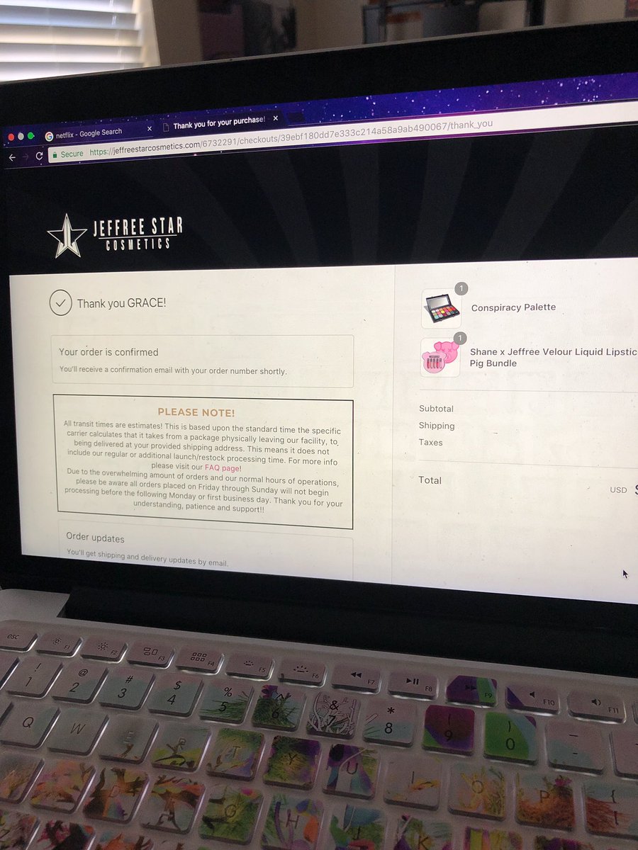 Oh my god this has been the most stressful 2 and a half hours but somehow I made it to the other side #ShaneDawsonXJeffreeStar #igotit