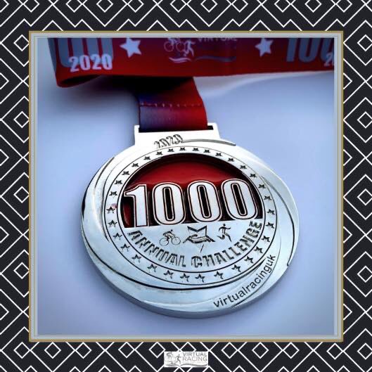 Brand new 2020 1000 challenge!

1000 miles or km. The next step up distance wise for our 2020 annuals is a must have for your new decade of bling.

And every medal claimed will be sent with a matching pin badge!

virtualracinguk.co.uk/collections/an… #2020annualchallenge #1000miles #1000km