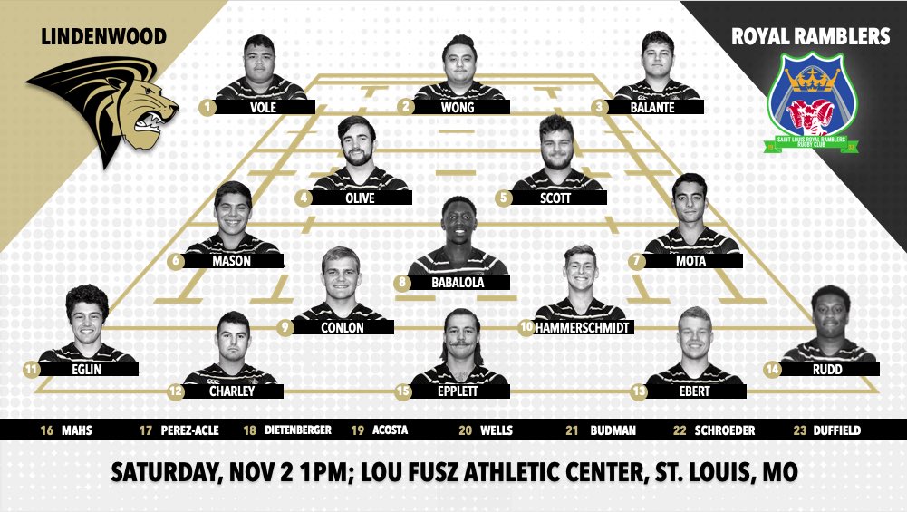 LURugby's tweet photo. Line ups for this weekend! Join us at Hunter Stadium and live on @ElevenSports and @ForTheFansHQ https://t.co/MK4U8TWXnX