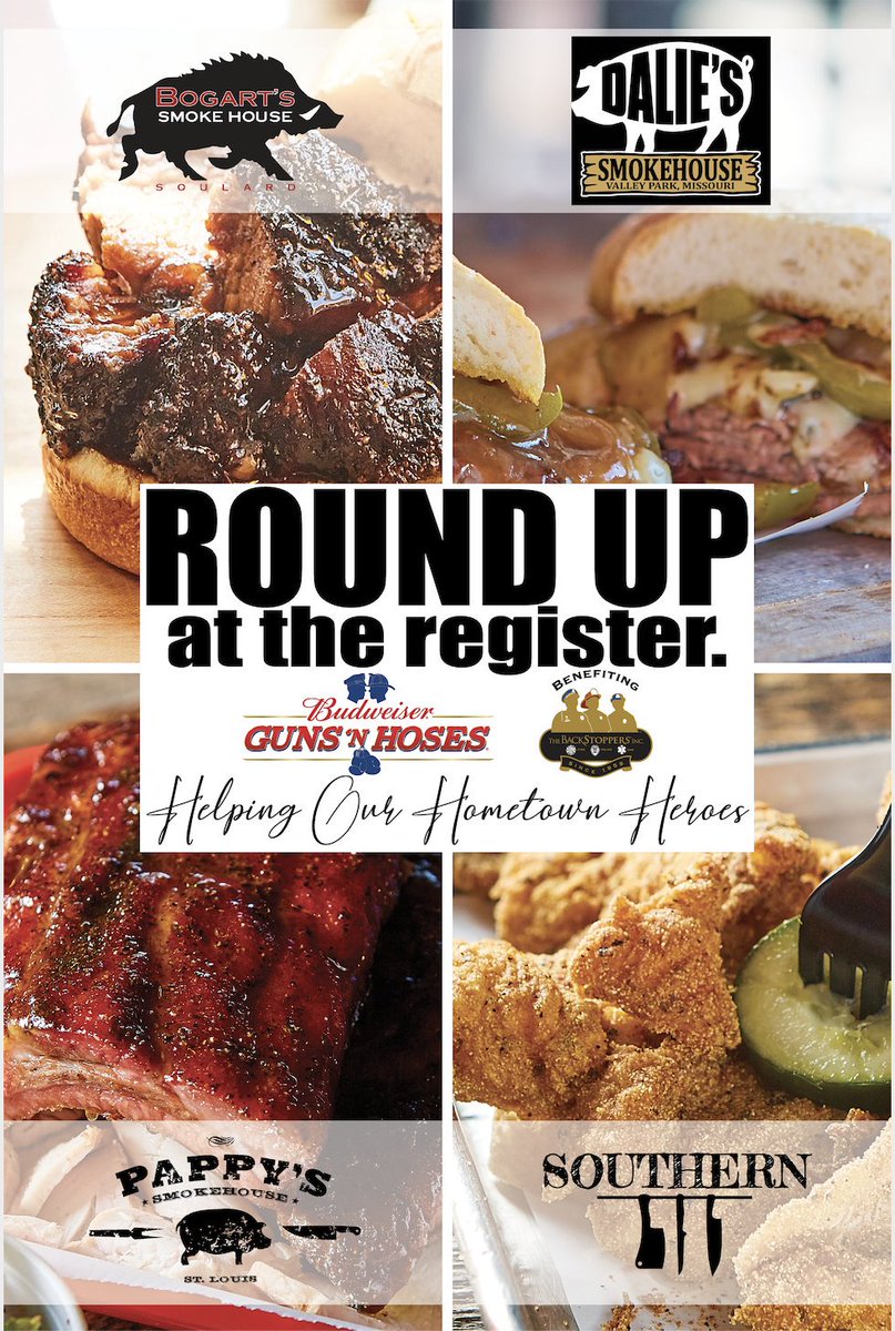 gunsnhosesstl's tweet photo. Enjoy a delicious meal while supporting a good cause! Four STL restaurants have teamed up with GNH for the month of November to provide customers the opportunity to round up their bill, with proceeds going to the @BackStoppers. #GNH33 #roundupattheregister https://t.co/opF8BRzBC6