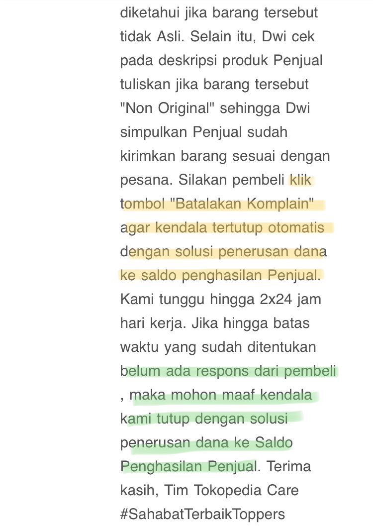chauxy's tweet photo. @delasyahmareads @BukuMojok @bukugpu @elexmedia @Penerbit_BIP @penerbitkpg @divapress01 Huuu... abis ga sengaja beli buku bajakan dari @tokopedia. Kupikir asli. Komplain malah dibilang gini... https://t.co/t1RxTiFube