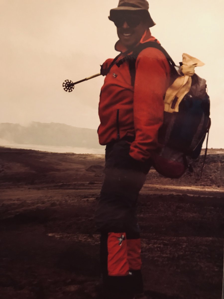 9/Mountain climbing was another passion of his and I believe he hoped to one day summit Everest. In 1989 he had tried to climb Mt. Kilimanjaro but was unsuccessful (I have never found out why). He trained hard the following year and returned to Africa to climb it again.