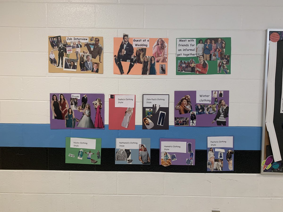 MsTyler4's tweet photo. Clothing unit from life skills!  Ms. Cline did awesome with our students.  This was so fun for our kiddos! #collaboration https://t.co/nAY4fVCP2J