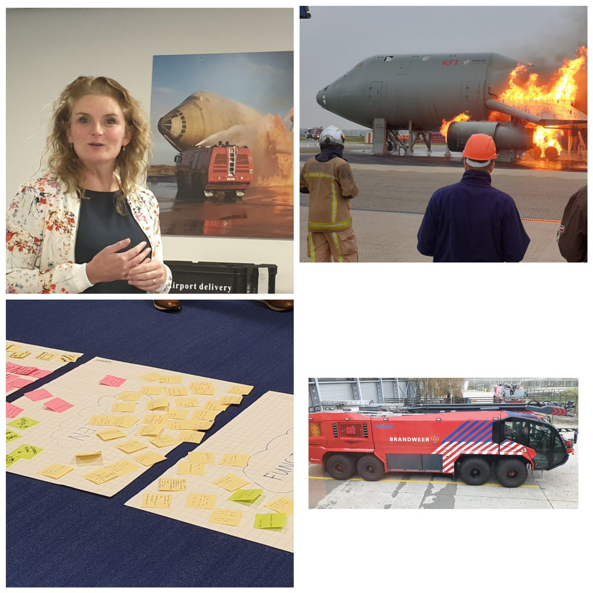 IFVChallengeTe1's tweet photo. Vandaag is het challenge team te gast geweest bij brandweer Schiphol. Er was vanuit het @IFVtweet een brainstormsessie kennisdeling georganiseerd en uiteraard was het challenge team vertegenwoordigd. @SjaakHaasnoot en collega's bedankt voor de demo! https://t.co/YGmrDMe9kH