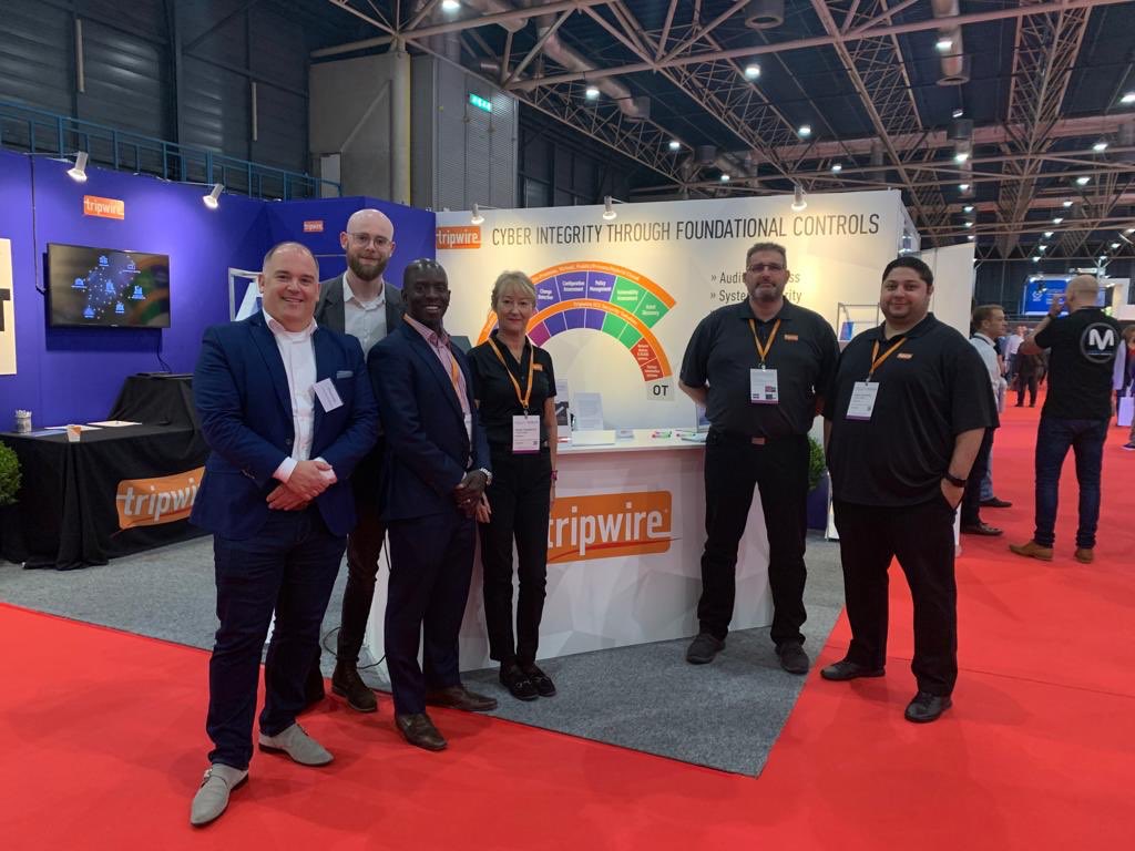 Jansah1's tweet photo. A good week for the #Tripwire team at #Infosecuritynl a good opportunity to meet with hundreds of event delegates, existing @TripwireInc clients, prospects and partners. @Infosecurity #tripwirerocks https://t.co/MNbSxEKQnK