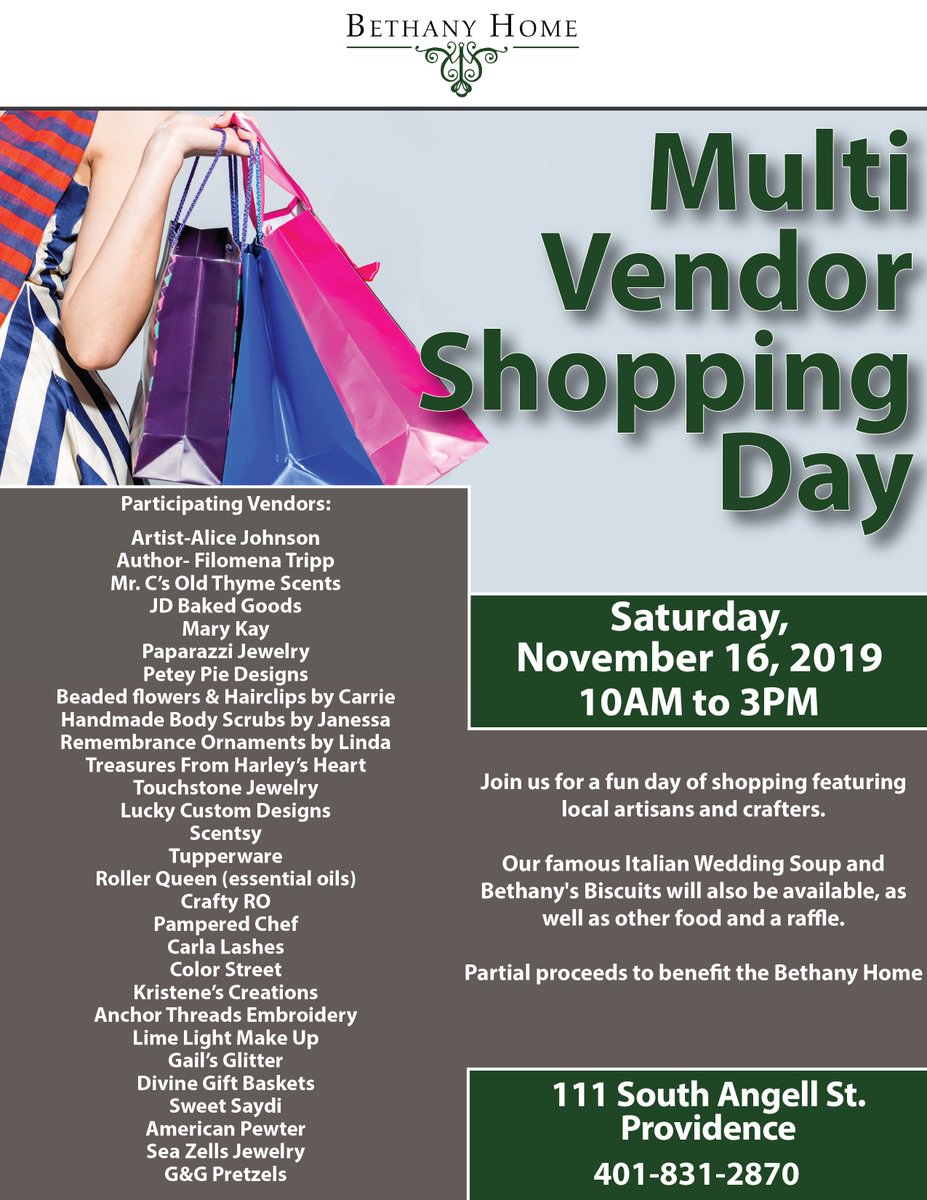 Happy November everyone! We are about two weeks out from our Multi-Vendor Shopping Day. We have some really amazing vendors this year that have some perfect gifts for your loved ones. We hope to see you November 16th! #providence #providenceri #ri #rhodeisland