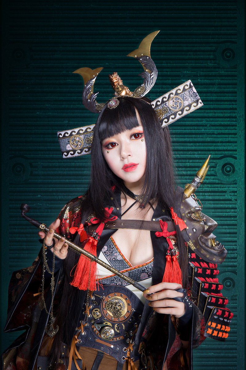 罐儿的2017年万圣节造型设计
2017 Halloween costume design，by:Can https://t.co/bJnnMs9JIy