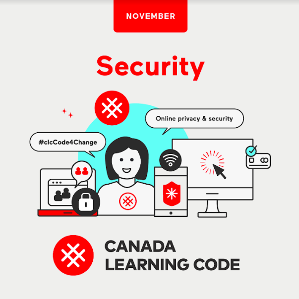 learningcode's tweet photo. Can you believe it's already November? We're thrilled to announce that November is safety month! Be prepared for workshops that ponder how we approach safety in our personal lives and in our communities. #clcCode4Change https://t.co/erfy60WM0J
