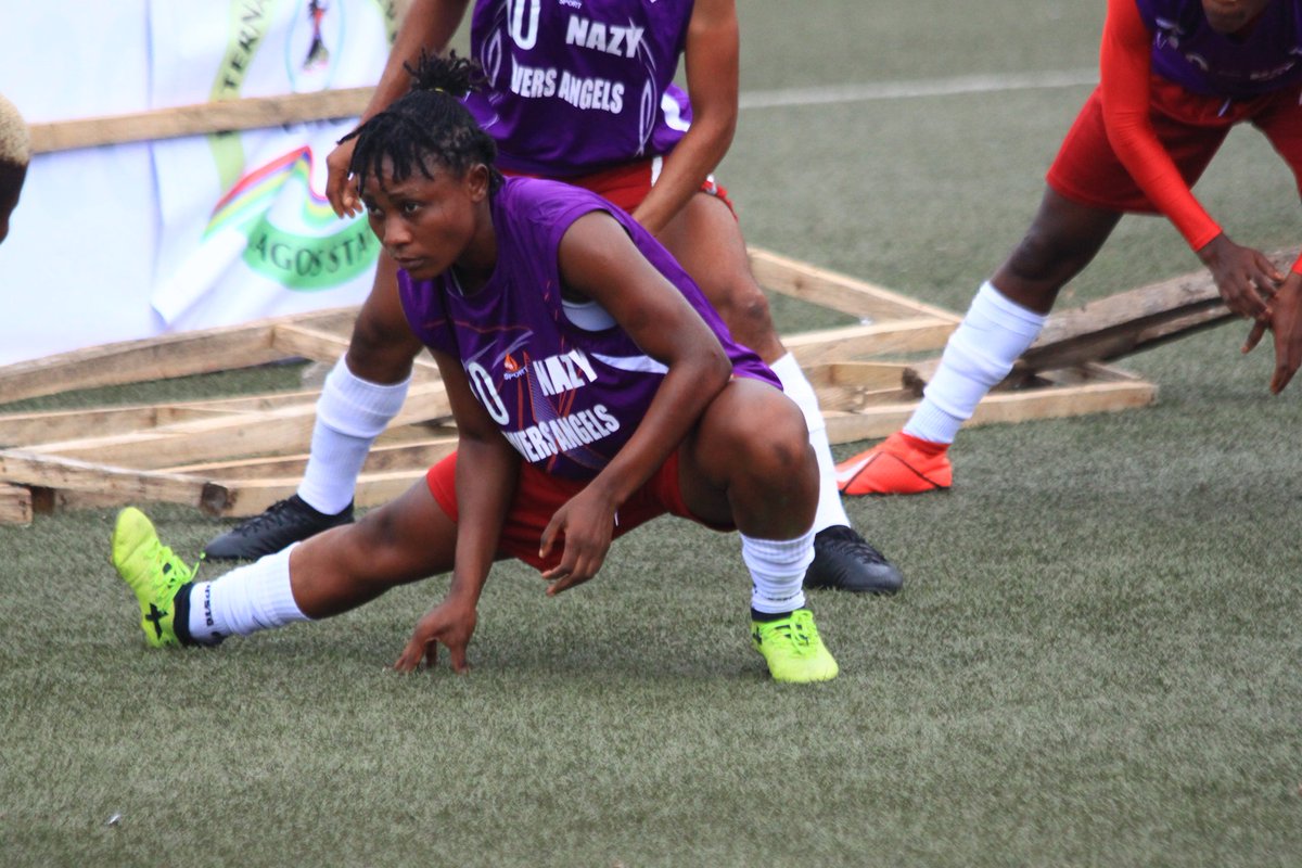 Adeniyimuyiwa4's tweet photo. UPDATE!!!

25' Rivers Angels FC  0 - 0  Bayelsa Queens 

The game is quite impressive so far. Both teams are being watchful. 

📷: Adeniyi Muyiwa Sirmayor (SportRetina).

@NWFLLive @TheNWFL

#NWPL19 
#Super4
#NaijaFootball 
#SportRetina https://t.co/exgLTJ4jTp