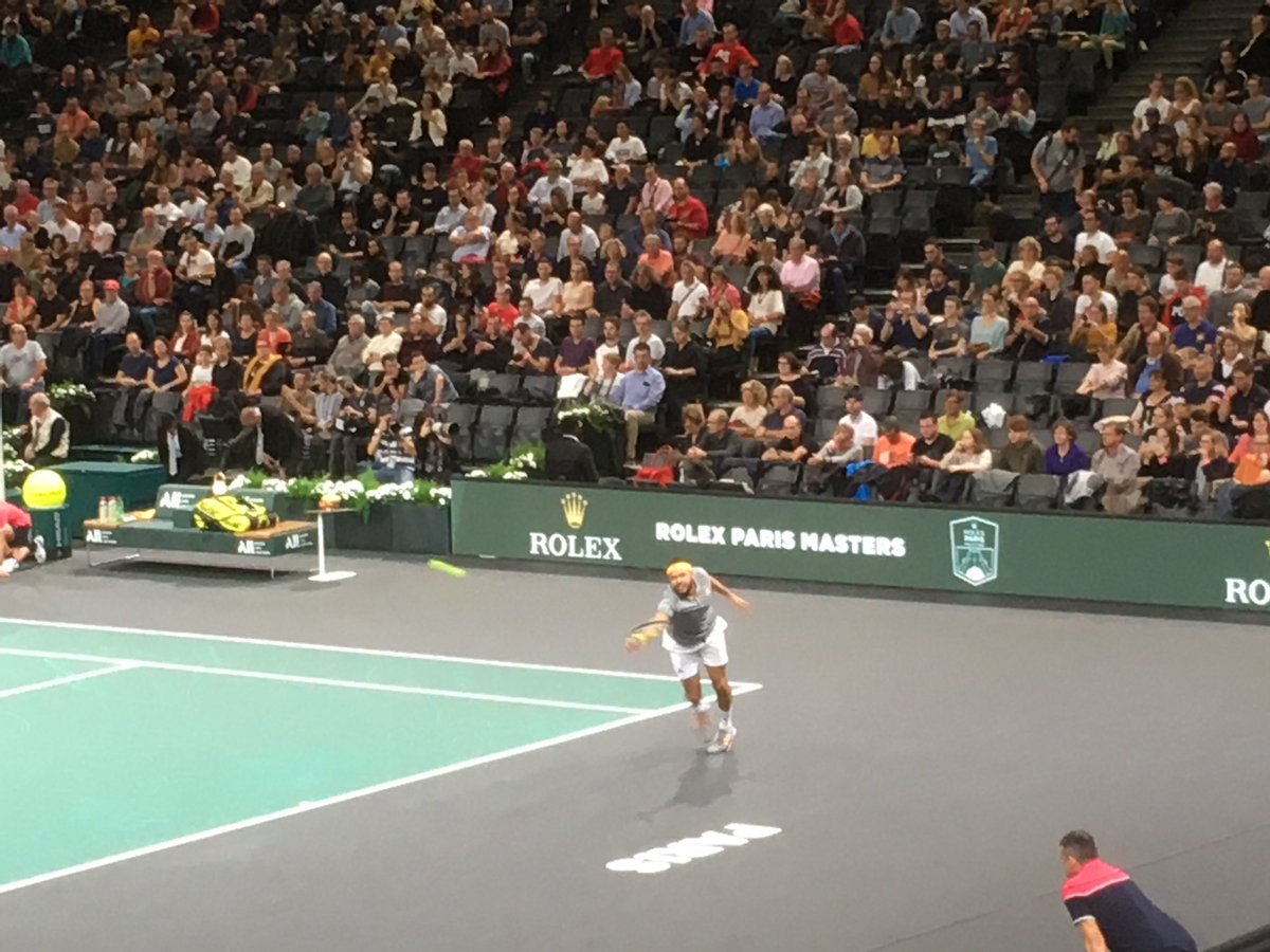 OskiSozanski's tweet photo. Jo Tsonga. 🇫🇷 #Tsonga #TeamTsonga #korttenisowy #RolexParisMasters https://t.co/Y93rAUdS5h
