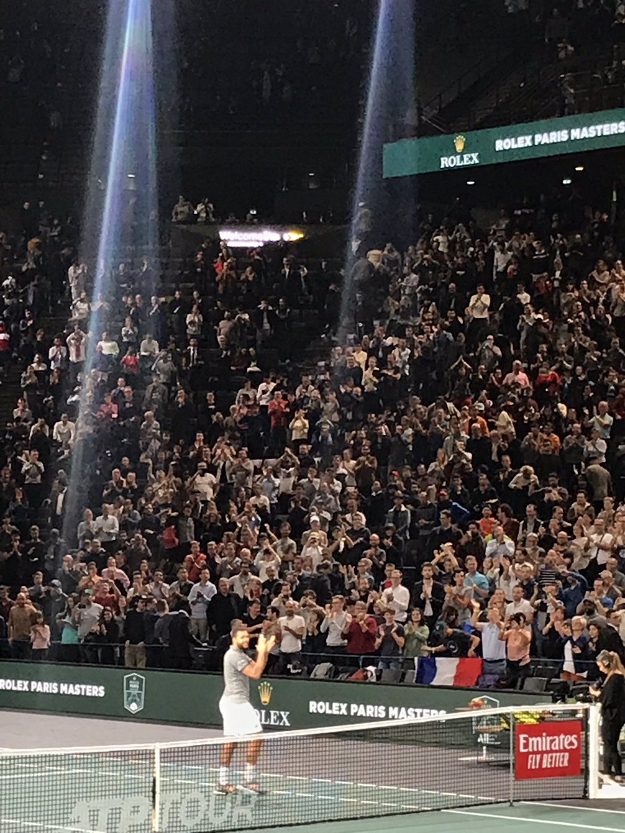 OskiSozanski's tweet photo. Jo Tsonga. 🇫🇷 #Tsonga #TeamTsonga #korttenisowy #RolexParisMasters https://t.co/Y93rAUdS5h
