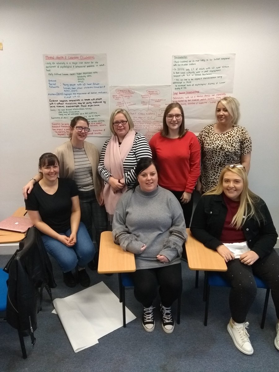 Exploring the mental health needs of people with learning disabilities with our fab Y3 student nurses <a href="/GCUSHLS/">Glasgow Caledonian University SHLS</a> @gcutoday