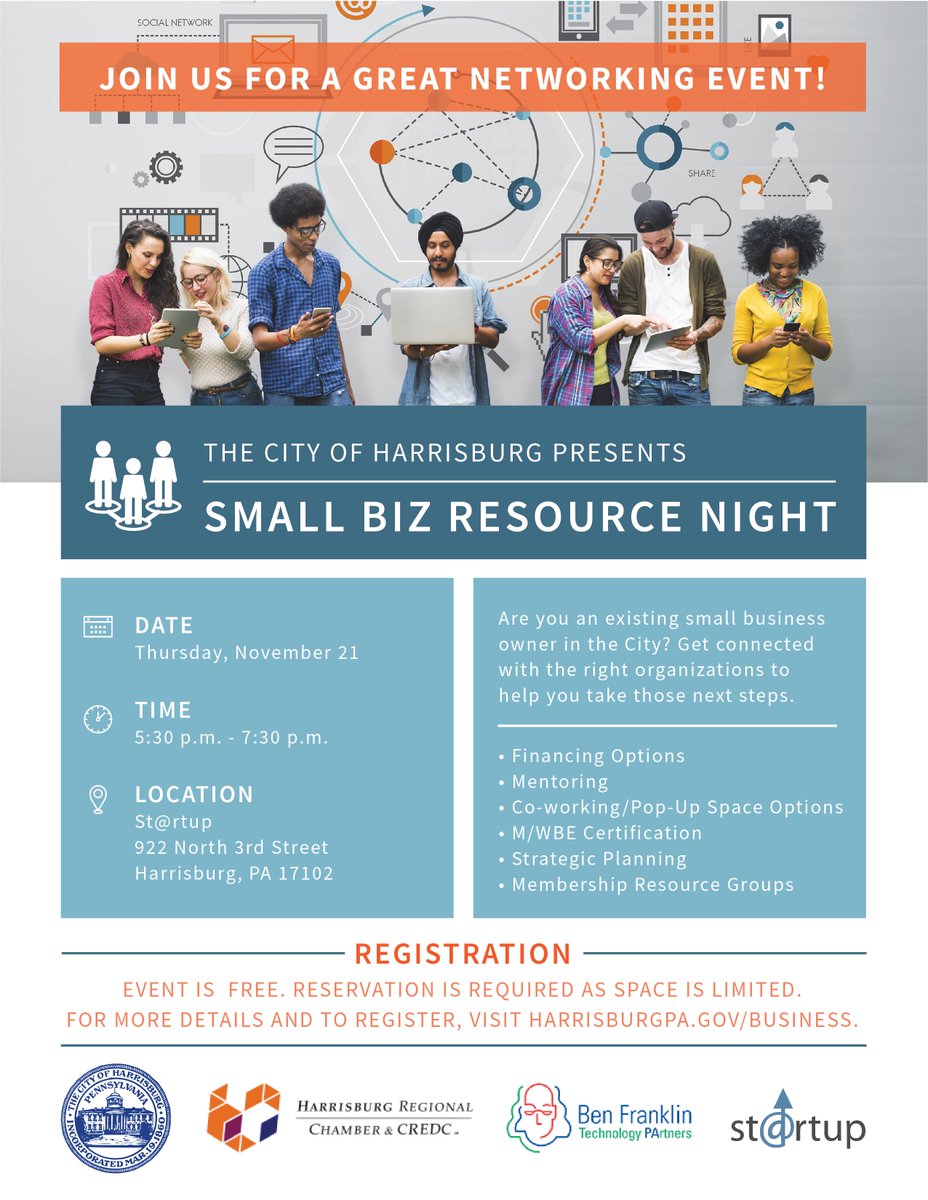 thecityofhbg's tweet image. We are happy to announce a great networking opportunity for small businesses! If you are interested, please register at eventbrite.com/e/small-busine…