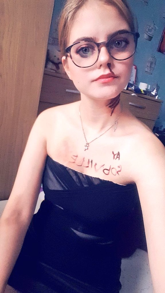 chels_clarkson's tweet photo. I think my outfit is complete fot the halloween party stream sobville by @ArrestedYouth https://t.co/W8sK8cQw7f