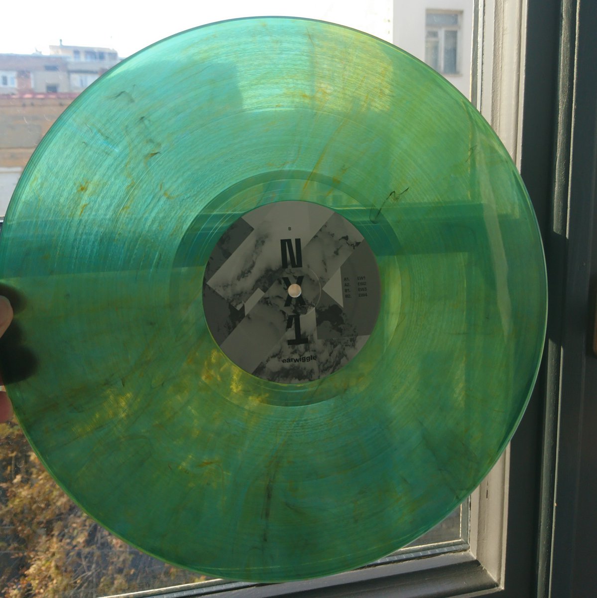 earwiggledublin's tweet image. NX1 - EW is out now (vinyl + digital). In shops everywhere, and locally at @AllCityRecordSt + @spindizzyrecord in Dublin / Temporary Pleasure in Galway. Also via our Bandcamp. Artwork: @ColinUnthink  earwiggle.bandcamp.com/album/nx1-ew