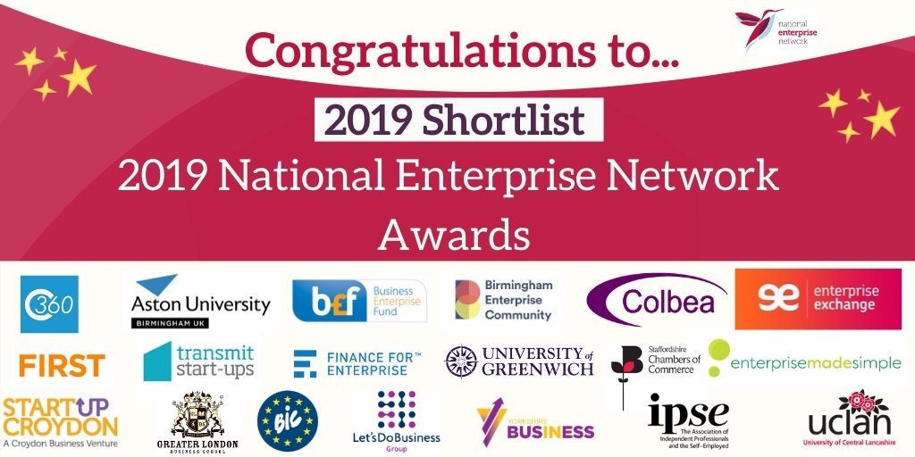 We are excited to announce that we have been shortlisted for <a href="/NatEntNet/">National Enterprise Network</a> Awards 2019! Congratulations to all the other organisations that have been shortlisted. Big thank you as well to all those who have helped us over 2019! Read more here: bit.ly/BECNENA