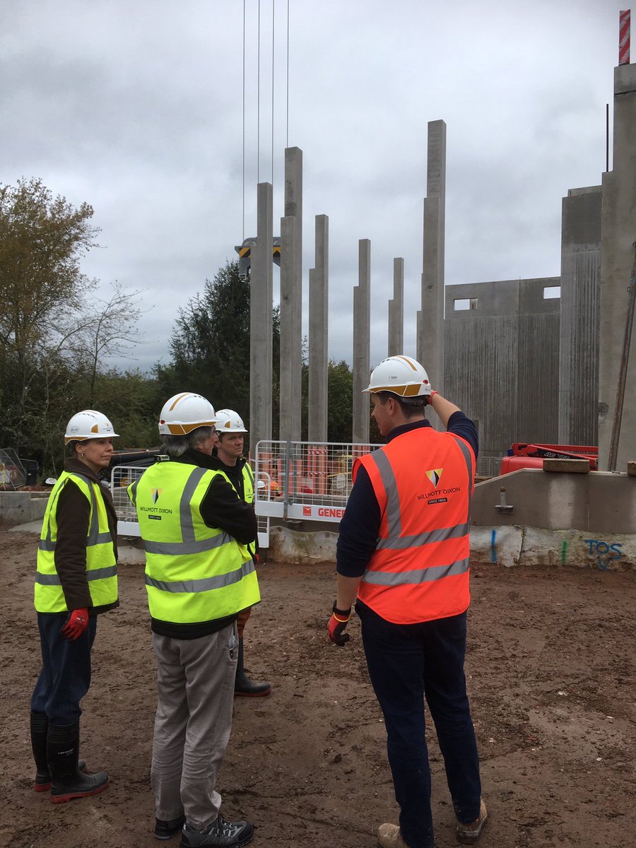 WarwickLifeSci's tweet photo. Thanks to @PreedyNick for the site tour of the #IBRB @warwickuni. Great to see how the lecture theatre, cafe and stores are developing. @WillmottDixon @warwickmed #slsamazing https://t.co/KWvRQ1k1Rl