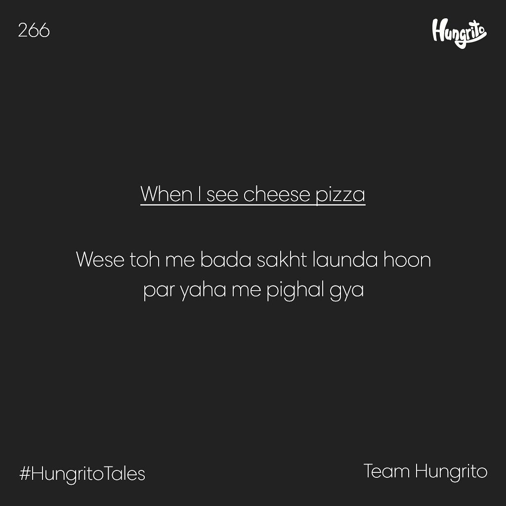 hungrito's tweet image. Cheese burst pizza can melt any damn sakht launda 😂😍
.
#cheeseburstpizza #sakhtlaunda
