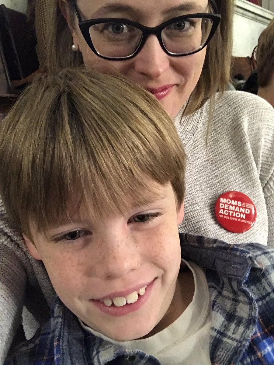 geauxcheech's tweet photo. No school today. So we wait together to hear bb106 from the gallery. #stl #moleg @PresReed @MomsDemand #keepgoing #howgovernmentworks https://t.co/MI8JgWptgG