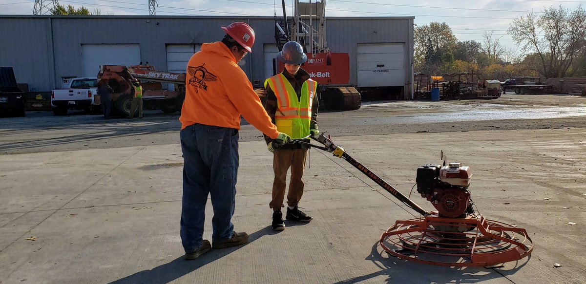 Spent the morning with Kent Companies learing about concrete. My students had a blast and were so engaged by the employees. #kentcompanies #bigred #buildsomethingmore