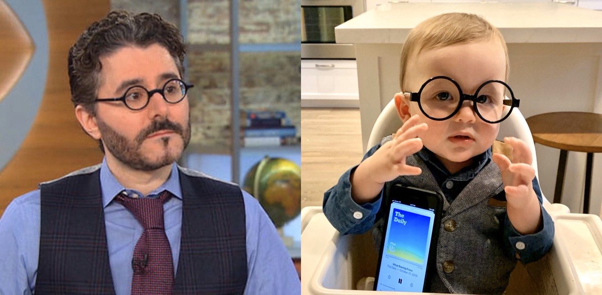 KevinMaxLaRue's tweet photo. From the New York Times, I'm baby @mikiebarb, this is The Daily. https://t.co/VX9A4jOBby