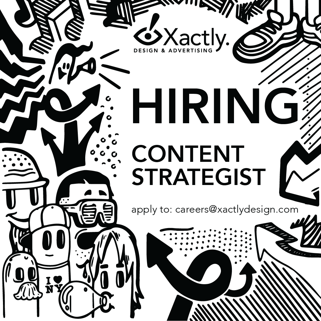 xactlydesign's tweet photo. Are you a talented, creative and passionate Content Strategist looking for your next challenge? ⁣📝 We offer a great culture in the heart of Westboro Village! Please send resume and samples of work at careers@xactlydesign.com https://t.co/T2BOiO6uNX