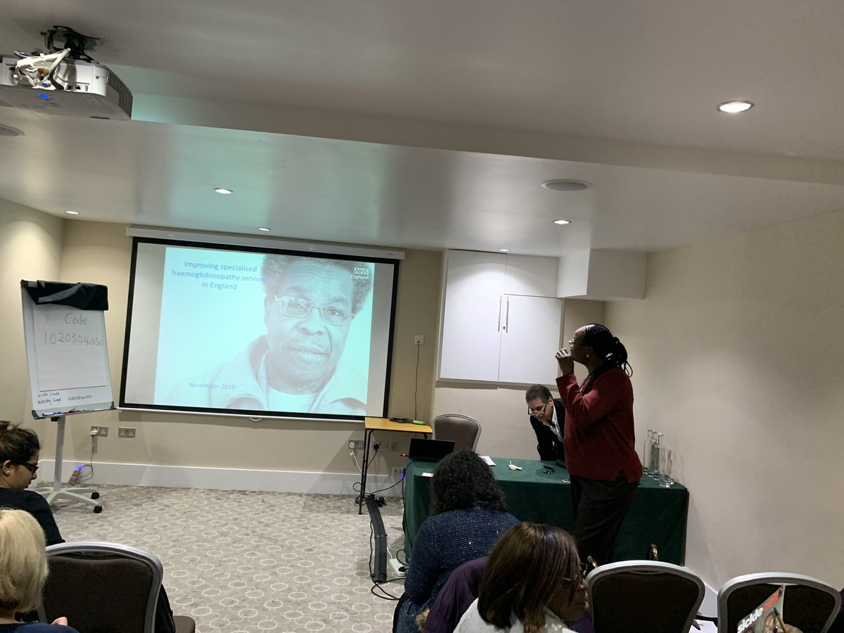 STANMAaP's tweet photo. Dr. Lola Oni, Specialist Nurse Consultant and STANMAP chairman updates members in NHS England’s Proposed Changes to Haemoglobinopathy Services https://t.co/ntMkD8rHpM