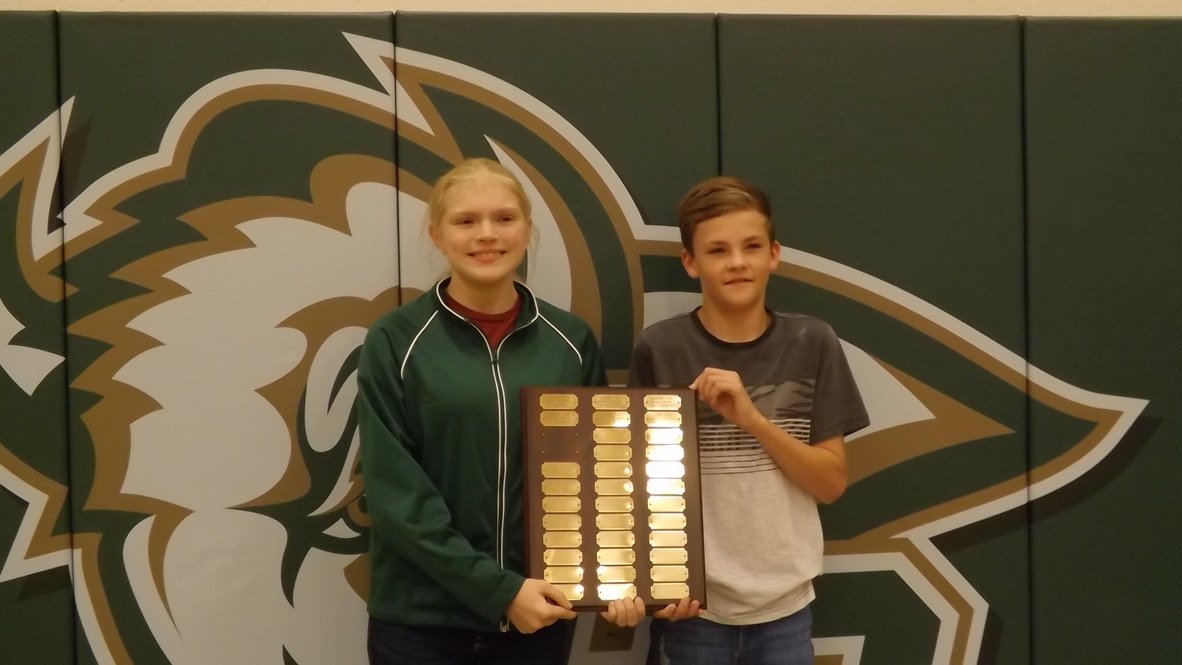 centralcityms's tweet photo. Congratulations to our Middle School October Students of the Month, Emma Schuele and Jayden Shepherd. Thank you to Dairy Queen, Widman Theater, and Teammates for sponsoring #ccbison https://t.co/3Y0QP2Qu3s