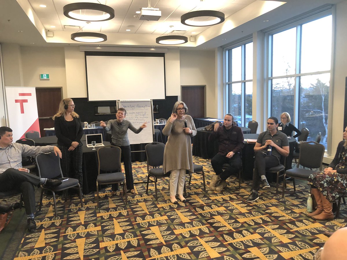PascaleFournie4's tweet photo. Le 🌞 est magnifique dans la salle réservée à notre extraordinaire 2019 @F_Trudeau_F mentore @RitaKarakas! She presents an engaging, participative &amp; dynamic #workshop at our Power/Knowledge #PETFInstitutes: « The Leader as Follower, the Follower as Leader ». https://t.co/ijzAXfDYqo
