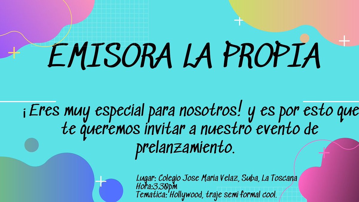 <a href="/subalealaradio/">subalealaradio</a> el próximo 14 de noviembre, gran Prelanzamiento de @emisora_lapropia desde IE Fé y Alegría José María Velaz
Sigue conectado con subalealaradio.com