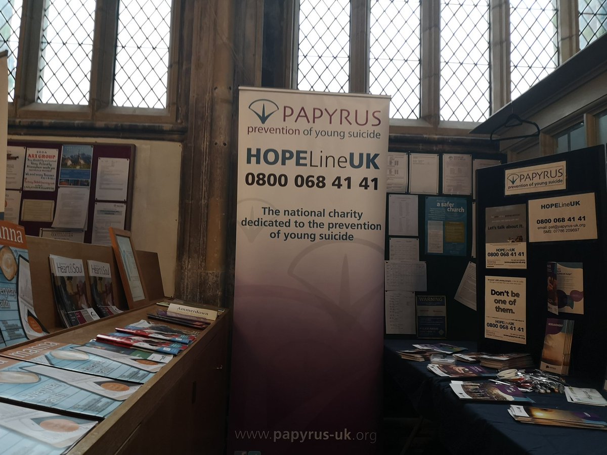 At the festival of death and dying with
<a href="/PAPYRUS_tweets/">PAPYRUS</a>