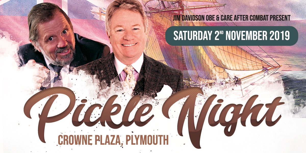 CareafterCombat's tweet photo. One more sleep until our Pickle Night! Many thanks and credit to artist Gordon Frickers @ArtistFrickers whose artwork of HMS Pickle was used in the background of our event poster #picklenight #hmspickle #artist #art https://t.co/Pw80Ye3Caw