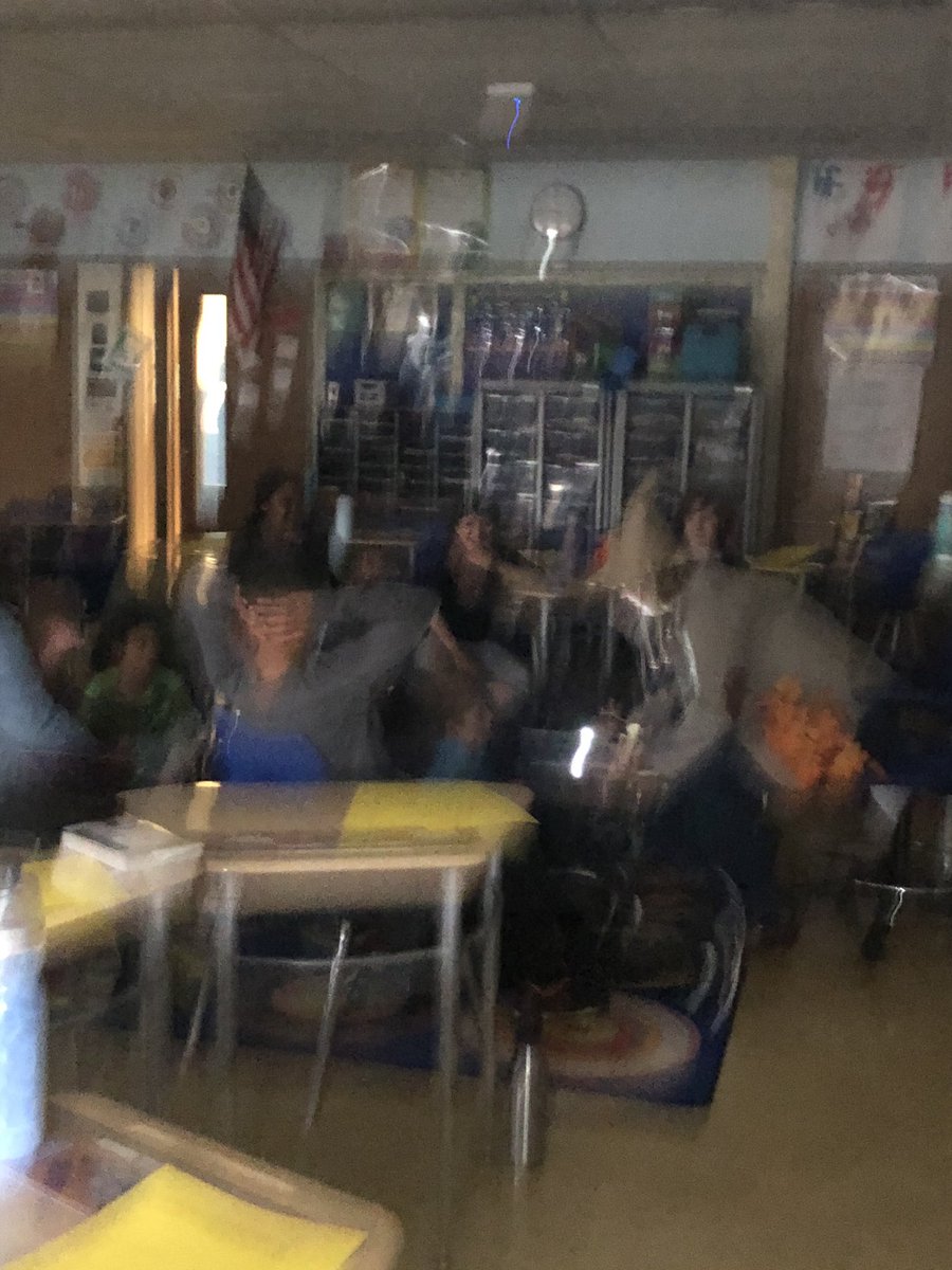 Principal Zaniolo...or should I say Scarecrow Zaniolo... reading a scary story to my class for Halloween. The second photo is mid scare! #upatlincoln #weared97 #oakpark97