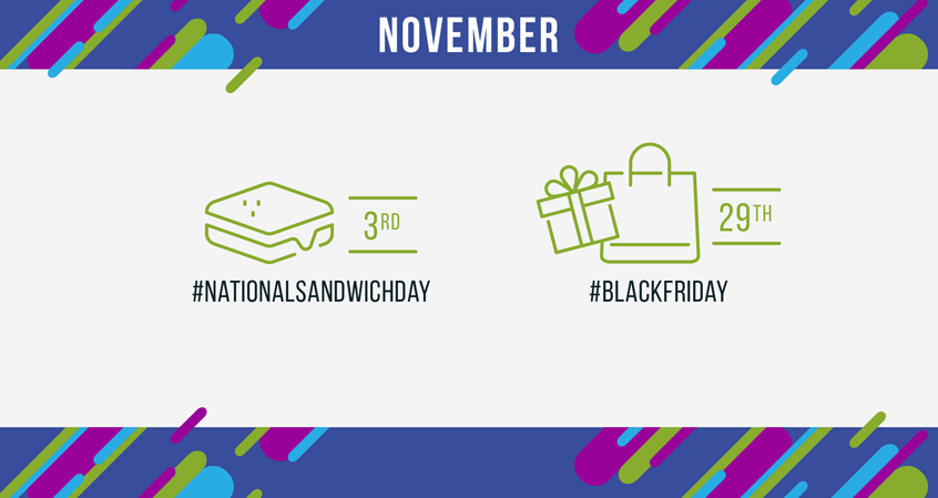 Are you ready for November? #NationalSandwichDay #BlackFriday