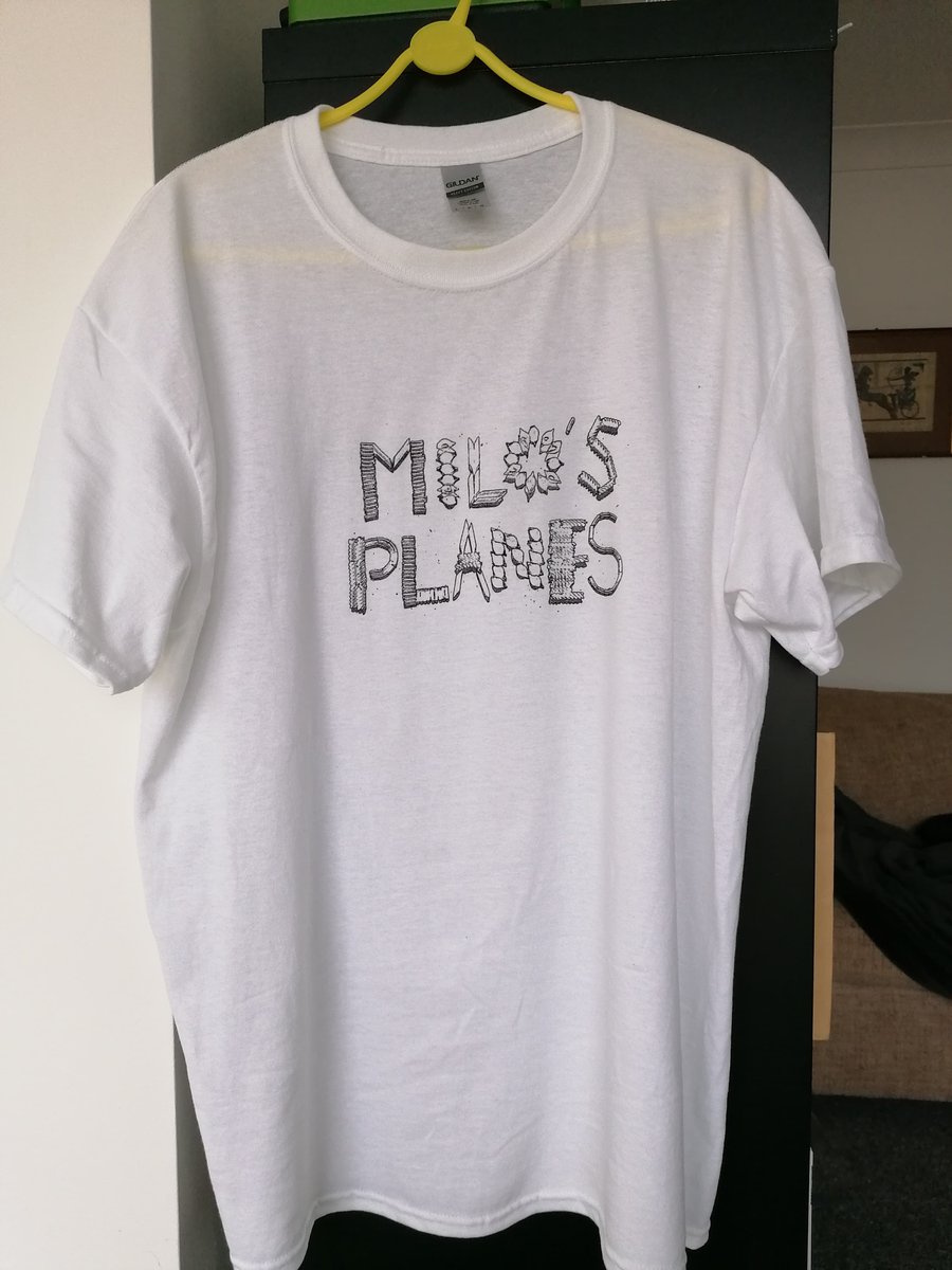 Got some new T Shirts done!

Available here:
milosplanes.bandcamp.com/merch

Designed by our very own Sam Green. ONLY 10 ORANGE ONES AVAILABLE!