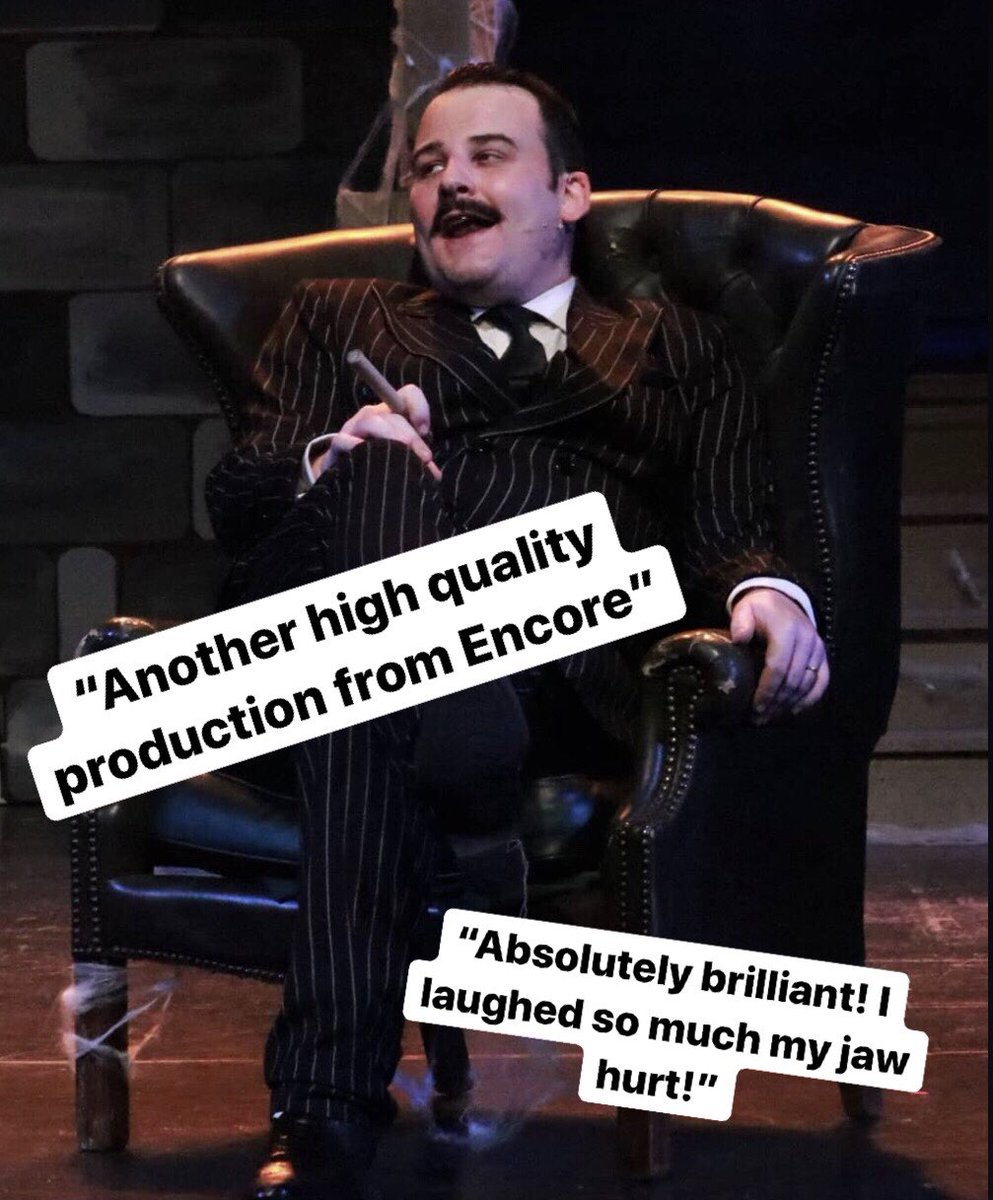 Dreadful feedback coming in for The Addams Family.......only 4 more chances to see them for yourself! 🖤

#theaddamsfamily #Halloween #familyfun #musicaltheatre #Ruislip #ickenham #hillingdon #uxbridge
📷: @jonlophoto