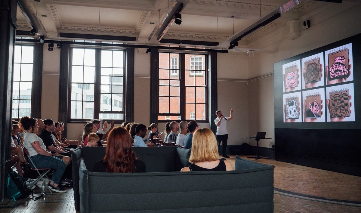 CM_Sheffield's tweet photo. A little treat to take you into the weekend...

If you missed @tomjnewell talk for us in July for #CMend at @SIAgallery, the video is now up on our site!

The end can become a new beginning, a new chapter.
https://t.co/jz4Z5EAK1R

#creativemornings #cmsheffield #EndlessToil https://t.co/KfdWjFqah0
