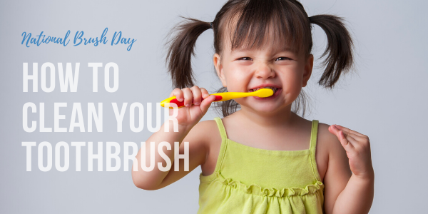 Its #NationalBrushDay! After Halloween, it’s important to continue good teeth-brushing habits, especially for the kiddos! Brush 2 times a day for 2 minutes. Do you know what else is equally important? How to maintain a clean toothbrush. #2min2X bit.ly/2WAkkes
