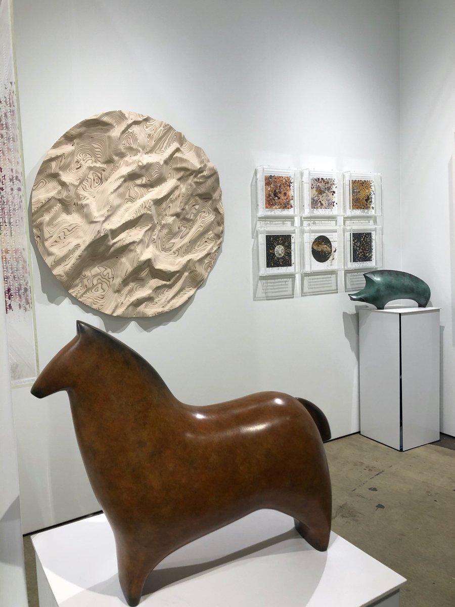 cubegalleryinfo's tweet photo. We're thrilled to be in Chicago, showing at SOFA Chicago for the first time! Have a peak at our stand, we're booth A18. #sofachicago https://t.co/PfVmTqwdFU